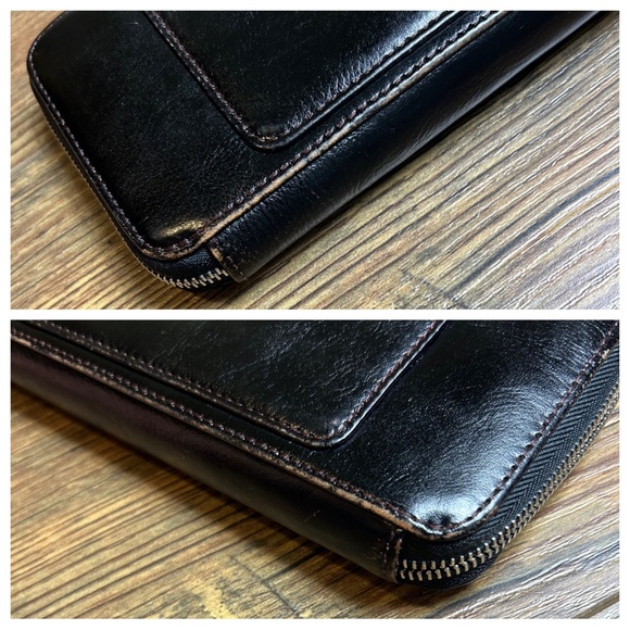 HOBO Retired The Original Black Leather Wallet - Picture 9 of 11